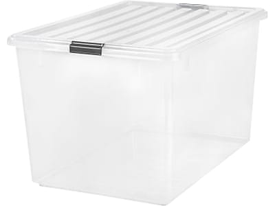 Iris 132 Qt. Latch Lid Storage Box
