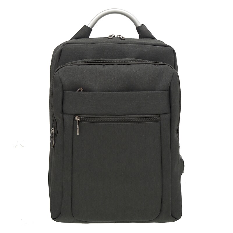 Club Rochelier Laptop Compatible Backpack, Large, Black (CRBP125-08) image 1