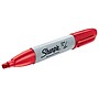 Sharpie Permanent Markers, Chisel Tip, Red, 12/Pack (38202)~#|#~sp102582586_sc7