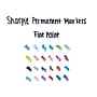 Sharpie Permanent Markers, Fine Tip, Purple, 12/Pack (30008)~#|#~sp102582606_sc7
