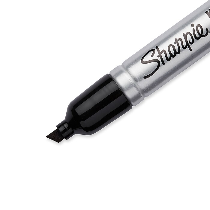 Sharpie King Size Tank Permanent Marker, Chisel Tip, Black