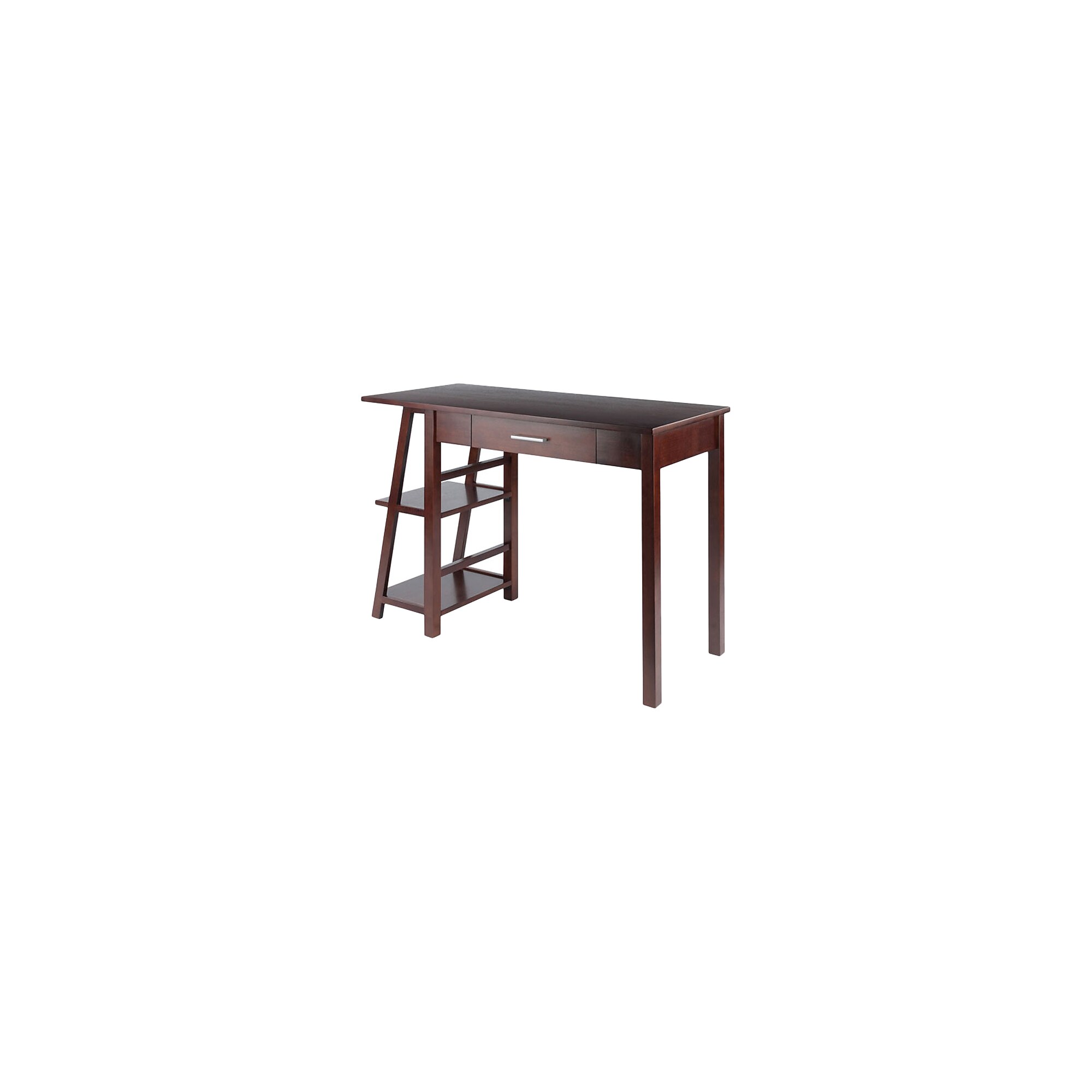 Winsome Aldric 44″ Wood Rectangular Writing Desk, Walnut (94632) Sansujyuku sansujyuku.com