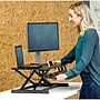 Fellowes Corsivo 32"W Manual Adjustable Standing Desk Converter, Black (8091001)~#|#~sp102662676_sc7