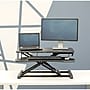 Fellowes Corsivo 32"W Manual Adjustable Standing Desk Converter, Black (8091001)~#|#~sp102662677_sc7