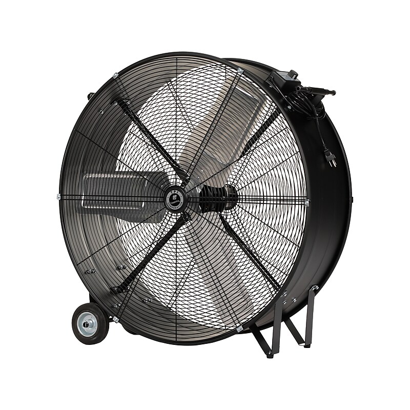 TPI Corporation Portable Direct Drive 30" 2-Speed Floor Fan, Black (08753502) image 1