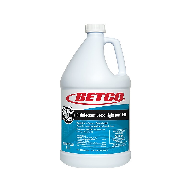 Betco Fight Bac RTU Disinfectant Liquid, Citrus Floral, 128 Fl. Oz. (3110400) image 1