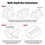 16" x 12" x 10" Multi-Depth Shipping Boxes, 25/Bundle (MD161210)~#|#~sp102933196_sc7