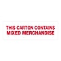 Tape Logic™ 2" x 55 yds. Pre Printed "Mixed Merchandise" Carton Sealing Tape, 36/Case~#|#~sp102934007_sc7