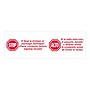 Tape Logic™ 2" x 110 yds. Pre Printed "Stop/Alto" Carton Sealing Tape, 6/Pack~#|#~sp102934050_sc7