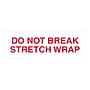Tape Logic® Pre-Printed Carton Sealing Tape, "Do Not Break Stretch Wrap", 2.2 Mil, 2" x 110 yds., Red/White, 36/Case (T902P08)~#|#~sp102934065_sc7