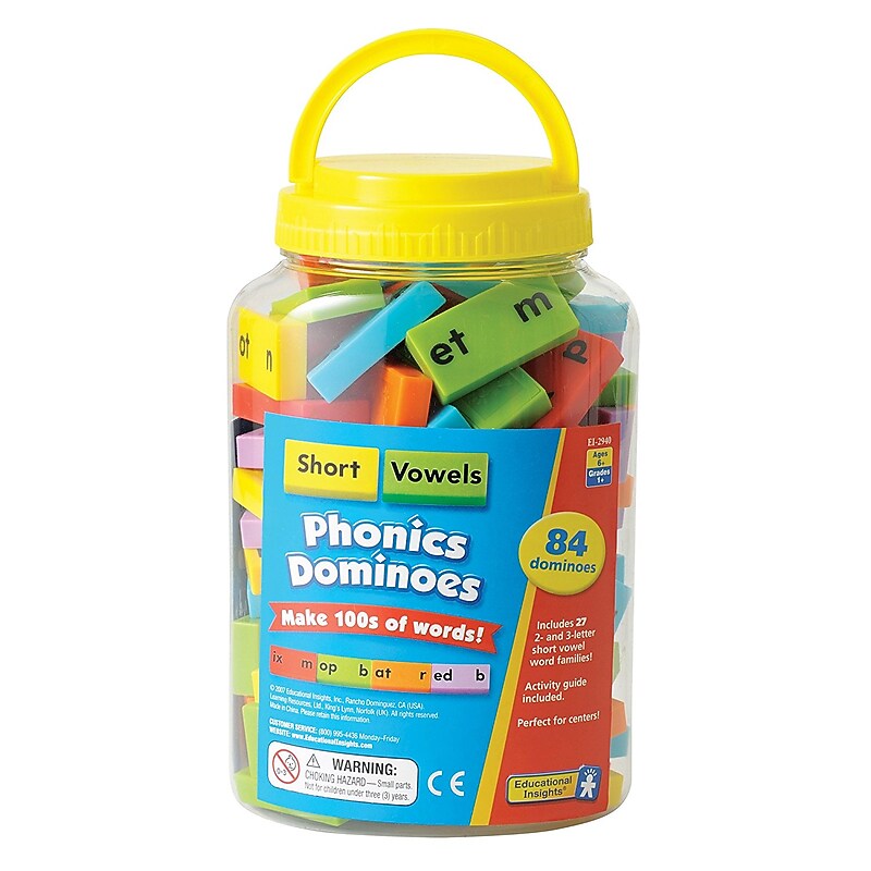 Phonics Dominoes: Short Vowels image 1