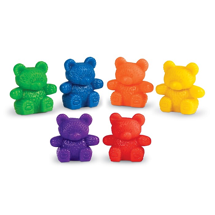 Baby Bear Counters, 6 colors, Set of 102 (LER0729) | Staples
