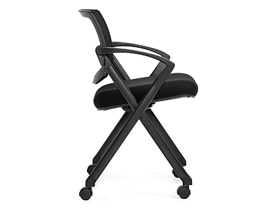 Offices To Go Mesh Back Fabric Office Nesting Chair