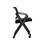 Offices To Go Mesh Back Fabric Office Nesting Chair, Black, 2/Carton (TDOTG11340B)~#|#~sp103015749_sc7
