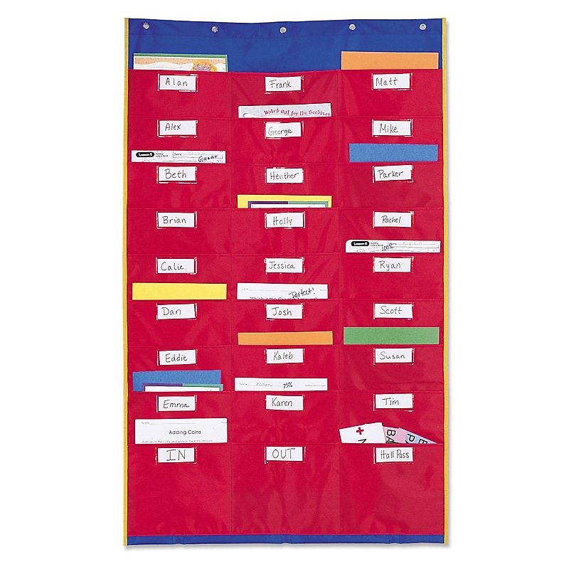 Learning Resources Pocket Charts, 45" x 28.25" Organization Station, All Grades (LER2255) image 1