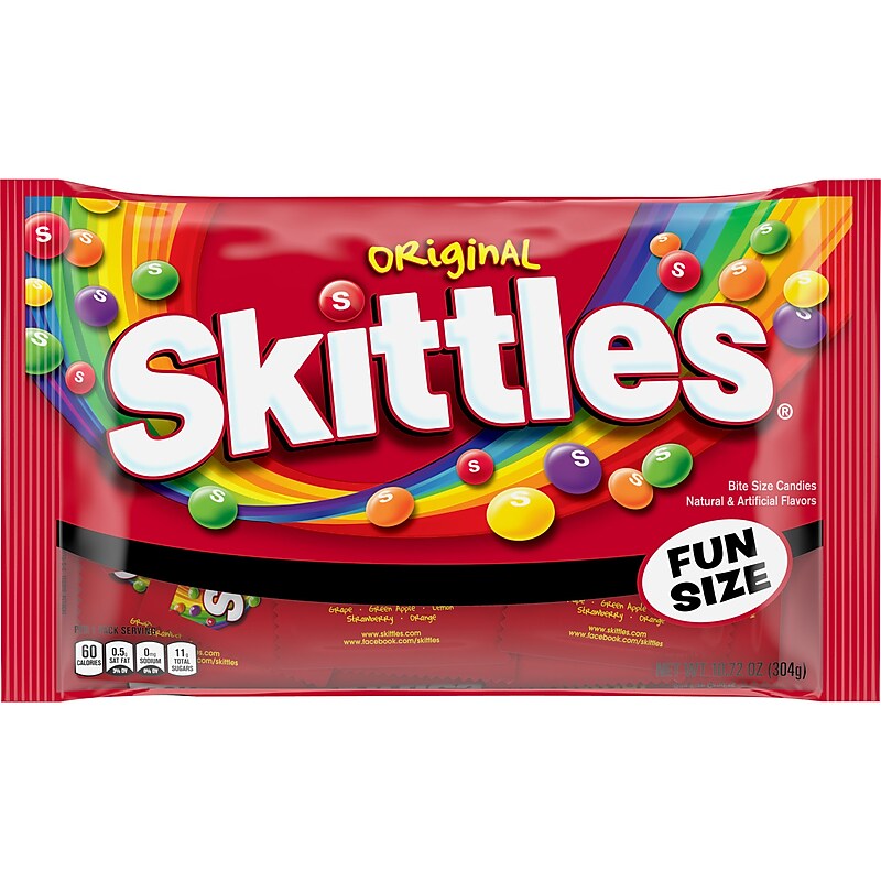 Skittles Original Fruit Flavored Candy, 10.72 oz (WMW24581) image 1