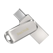 SanDisk Ultra Dual Luxe 1TB USB 3.1 Gen 1 / USB-C Flash Drive, Silver (SDDDC4-1T00-A46)