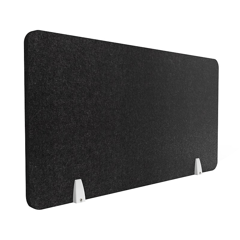 Lumeah Surface Mount Desk Screen, 23.5"H x 47"W Ash Polyester (LU.DS.48.24.1.A) image 1