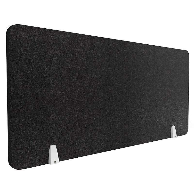 Lumeah Surface Mount Desk Screen, 23.5"H x 54.5"W Ash Polyester (LU.DS.55.24.1.A) image 1