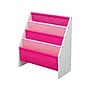 Delta Children Sling Book Rack 4-Tier 28"H Bookshelf, Bianca White/Pink (TB84413GN-130)~#|#~sp103510570_sc7