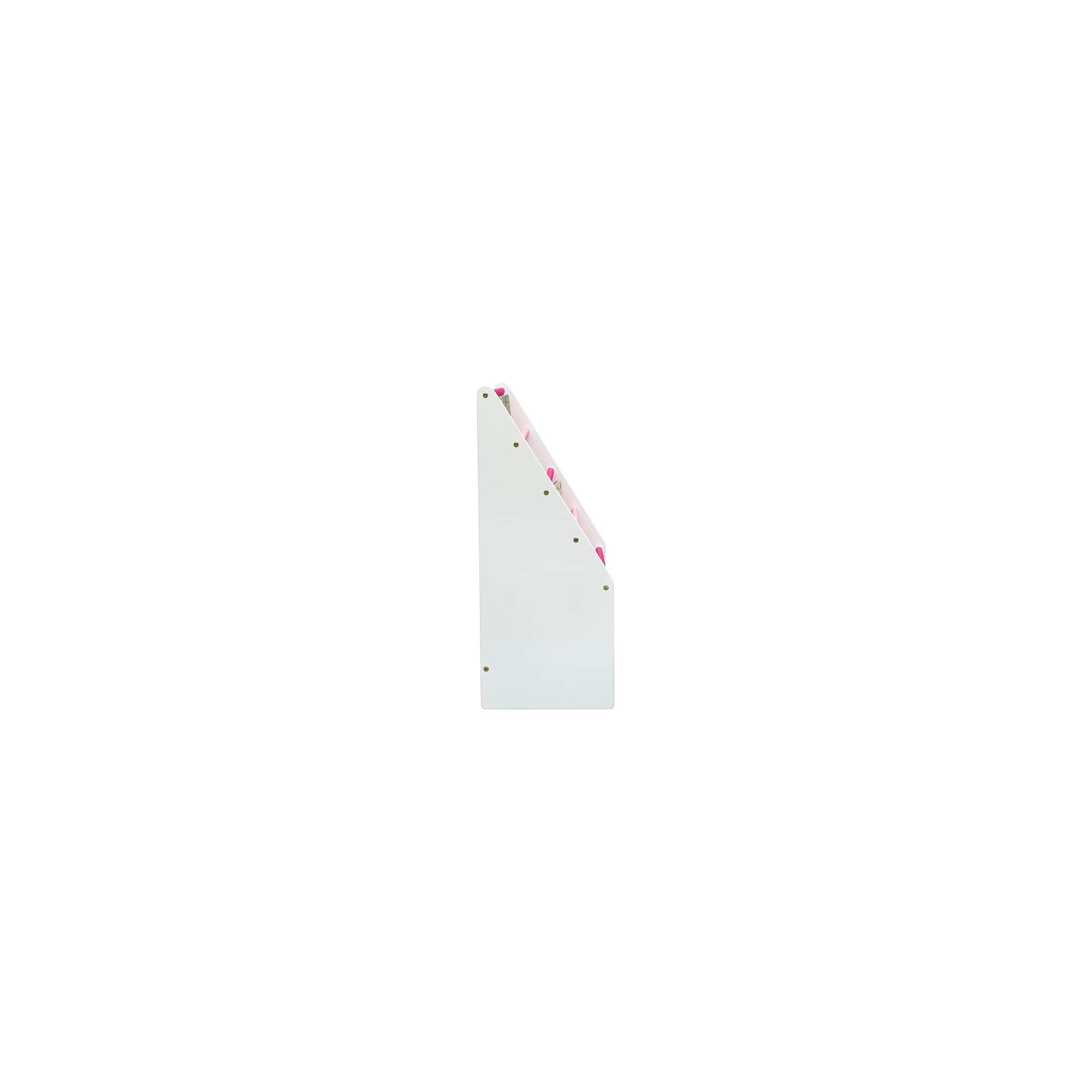 Delta Children Sling Book Rack 4-Tier 28″H Bookshelf, Bianca White/Pink (TB84413GN-130) Sansujyuku sansujyuku.com