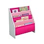 Delta Children Sling Book Rack 4-Tier 28"H Bookshelf, Bianca White/Pink (TB84413GN-130)~#|#~sp103510573_sc7