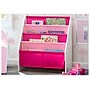 Delta Children Sling Book Rack 4-Tier 28"H Bookshelf, Bianca White/Pink (TB84413GN-130)~#|#~sp103510574_sc7