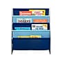 Delta Children Sling Book Rack 4-Tier 28"H Bookshelf, Gray/Blue (TB84414GN-026)~#|#~sp103510577_sc7