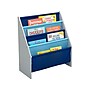 Delta Children Sling Book Rack 4-Tier 28"H Bookshelf, Gray/Blue (TB84414GN-026)~#|#~sp103510578_sc7