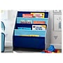 Delta Children Sling Book Rack 4-Tier 28"H Bookshelf, Gray/Blue (TB84414GN-026)~#|#~sp103510579_sc7