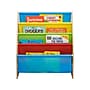 Delta Children Sling Book Rack 4-Tier 28"H Bookshelf, Natural/Blue/Red/Green/Yellow (TB84452GN-1189)~#|#~sp103510583_sc7