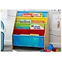 Delta Children Sling Book Rack 4-Tier 28"H Bookshelf, Natural/Blue/Red/Green/Yellow (TB84452GN-1189)~#|#~sp103510585_sc7