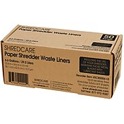 ShredCare Shredder Waste Liners, 6.6 Gal., 50/Pack (SCB5006)