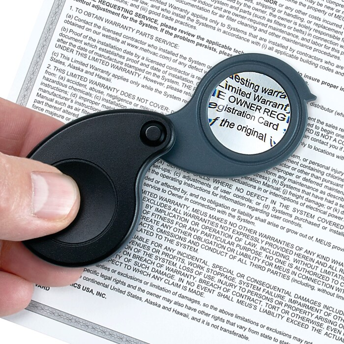 Lente D'Ingrandimento Carson TriView - 5x/10x/15x, Pieghevole, Con Custodia, Per Collezionisti E Lavori Di Precisione - Foto 2