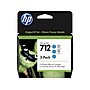 HP 712 Cyan Standard Yield Ink Cartridge, 3/Pack (3ED77A)~#|#~sp103592148_sc7