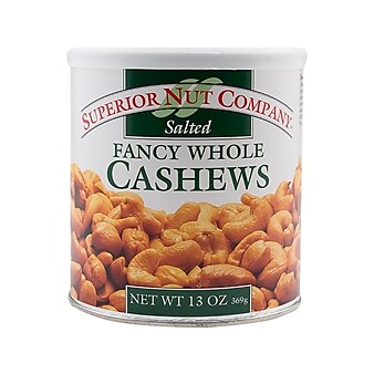 SUPERIOR NUT COMPANY Salted Cashews, 13 Oz. (00447)