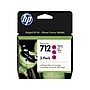 HP 712 Magenta Standard Yield Ink Cartridge, 3/Pack   (3ED78A)~#|#~sp103675372_sc7