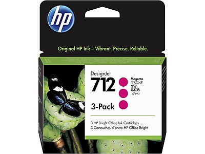 HP 712 Magenta Standard Yield Ink Cartridge, 3/Pack   (3ED78A) Sansujyuku sansujyuku.com