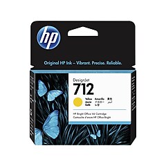 HP 712 Black Standard Yield Ink Cartridge, Prints Up to 450