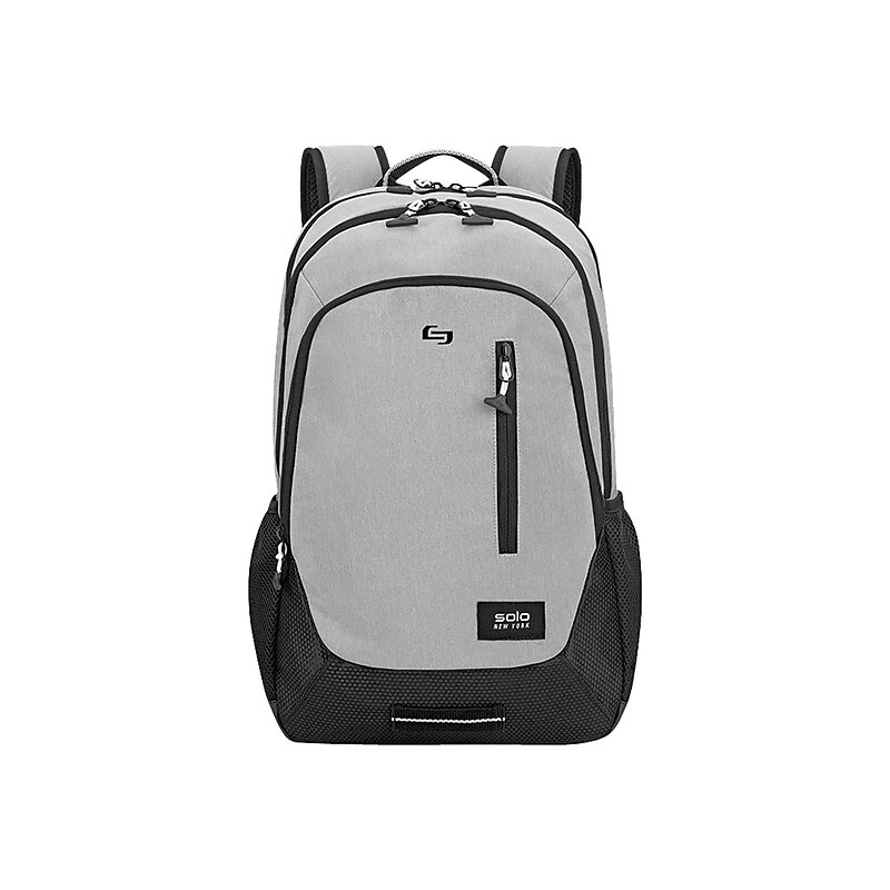 Solo New York Region Laptop Backpack, Gray Nylon (VAR704-10) image 1