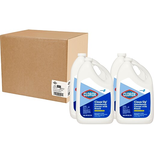 Clorox® CleanUp® Disinfectant Cleaner with Bleach, Refill, 128 Oz., 4