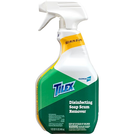 Tilex Soap Scum Remover & Disinfectant, Spray, 32 Ounces (35604) at Staples
