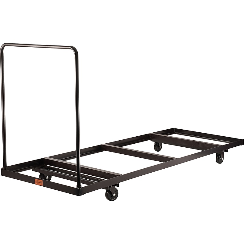 National Public Seating Folding Table Dolly, 1100 lb. Capacity, Brown (DY-3096) image 1