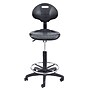National Public Seating Kangaroo Stool 6700 Series Polyurethane Drafting Chair, Black (6722HB)~#|#~sp103783991_sc7