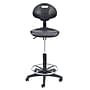 National Public Seating Kangaroo Stool 6700 Series Polyurethane Drafting Chair, Black (6722HB)~#|#~sp103784005_sc7