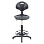 National Public Seating Kangaroo Stool 6700 Series Polyurethane Drafting Chair, Black (6722HB)~#|#~sp103784006_sc7
