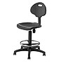 National Public Seating Kangaroo Stool 6700 Series Polyurethane Drafting Chair, Black (6722HB)~#|#~sp103784016_sc7
