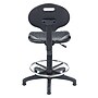 National Public Seating Kangaroo Stool 6700 Series Polyurethane Drafting Chair, Black (6722HB)~#|#~sp103784040_sc7