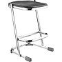 National Public Seating 24" 6600 Series Blow Molded Polypropylene Z-Stool, Black, 3/Pack (6624/3)~#|#~sp103784109_sc7