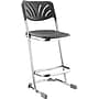 National Public Seating 24" 6600 Series Blow Molded Polypropylene Z-Stool with Backrest, Black, 3/Pack (6624B/3)~#|#~sp103784326_sc7